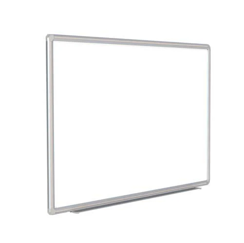 144" x 48" DecoAurora Aluminum Frame Porcelain Magnetic Whiteboard - Gray Trim