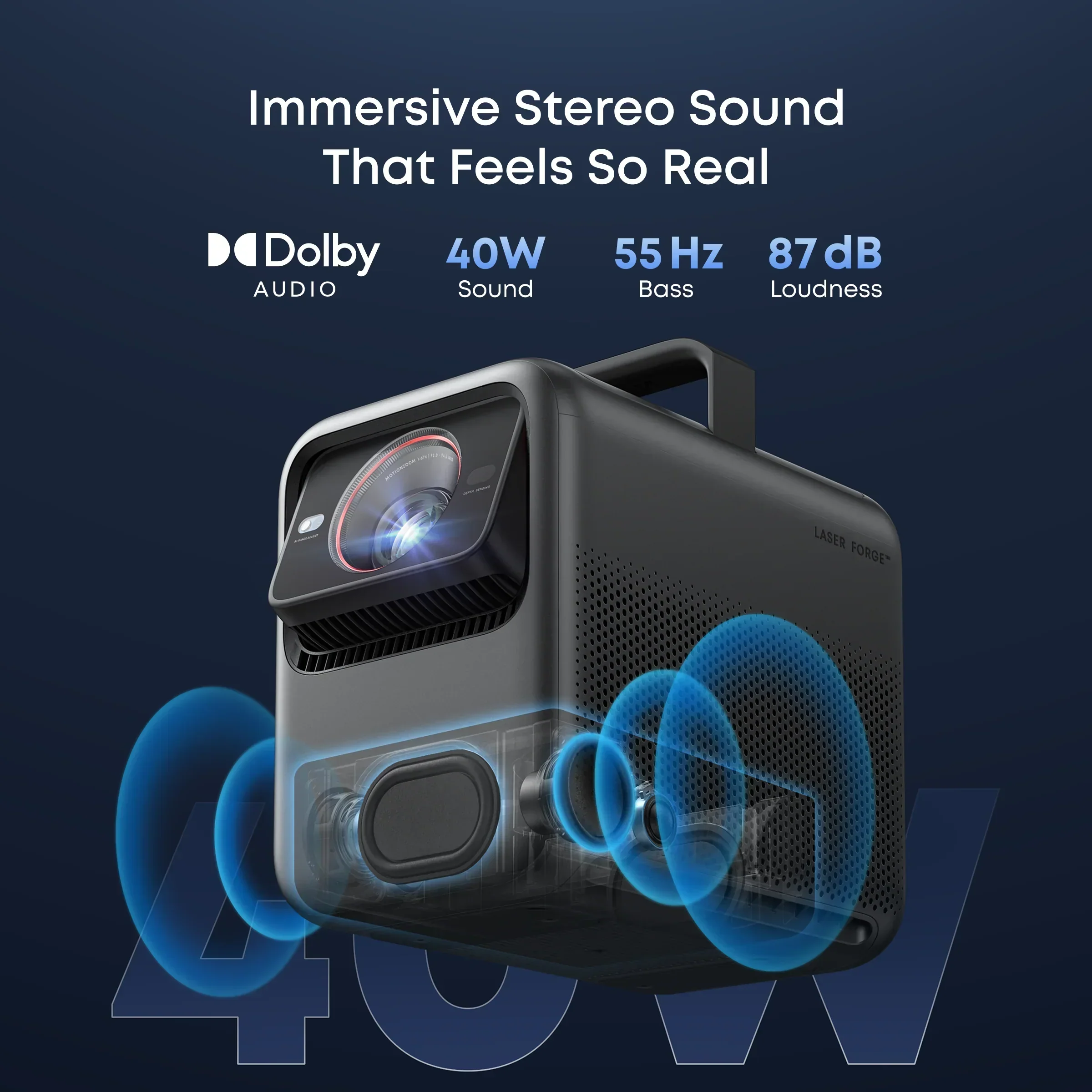 Anker Soundcore Nebula X1 - 4K Triple Laser Projector with Micro Gimbal - 3500 ANSI Lumens - Image 7