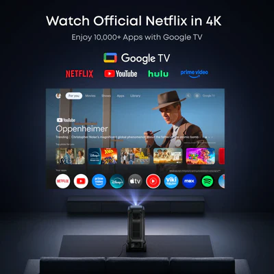 Anker Soundcore Nebula X1 Pro 4K Triple Laser Projector with Dolby Vision & 7.1.4 Dolby Atmos Audio Mobile Theater Station + 200" Inflatable Projector Screen - Image 8