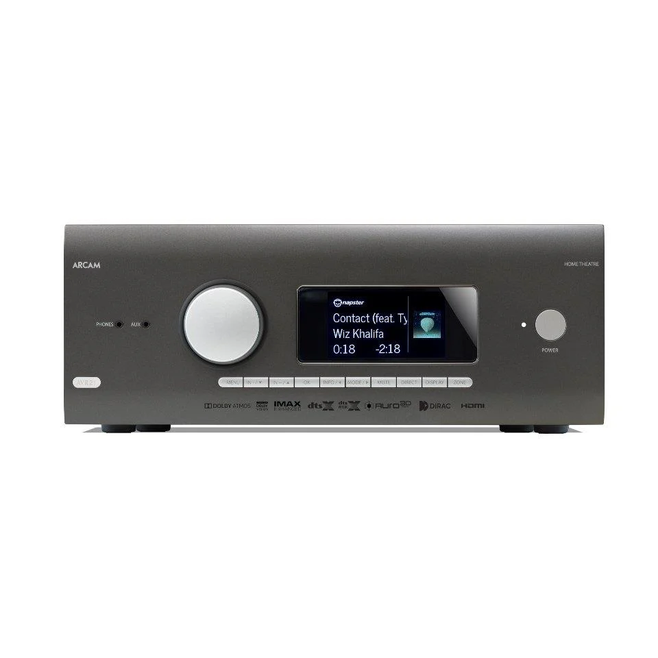 Arcam AVR21 7.2 channel 8K home theater receiver 110 watts per channel with HDMI 2.1, Multi-Room, Bluetooth&reg;, Chromecast built-in, and Apple AirPlay&reg; 2 - Image 2