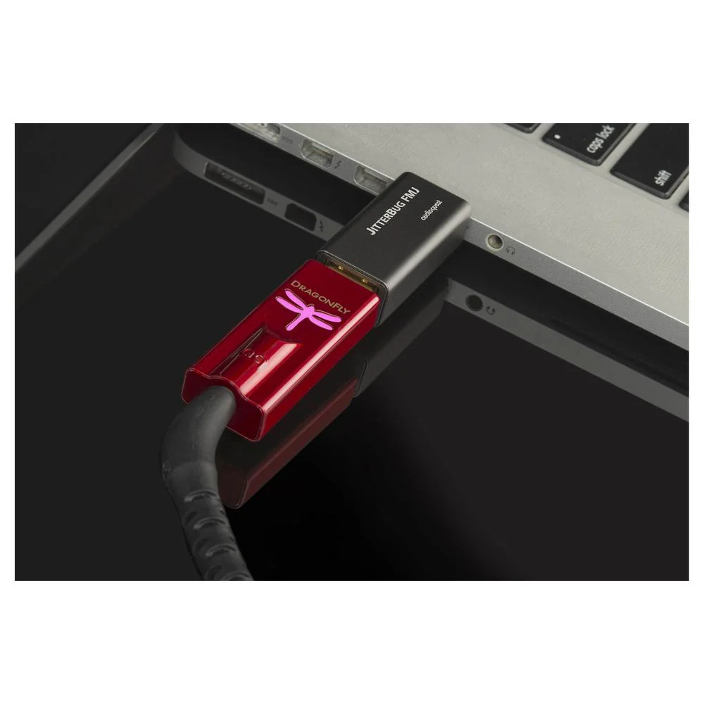 AudioQuest JITTERBUGFMJ JitterBug FMJ USB 2.0 Data & Power Noise Filter - Image 8