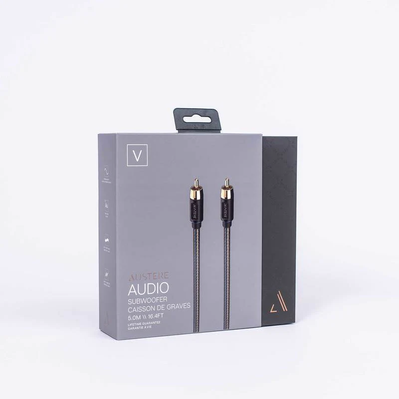 Austere Audio V Series Subwoofer Cable 5.0m | 5S-SUB2-5.0M - Image 5