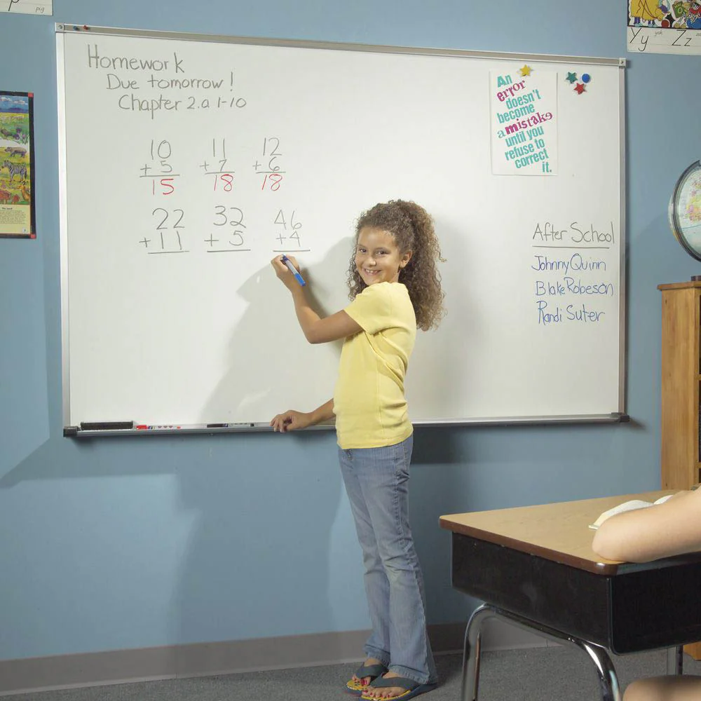 Best-Rite 202AD Porcelain Steel Whiteboard with Deluxe Aluminum Trim - Image 8