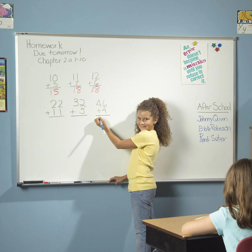 Best-Rite 202AH Porcelain Steel Whiteboard with Deluxe Aluminum Trim - Image 7