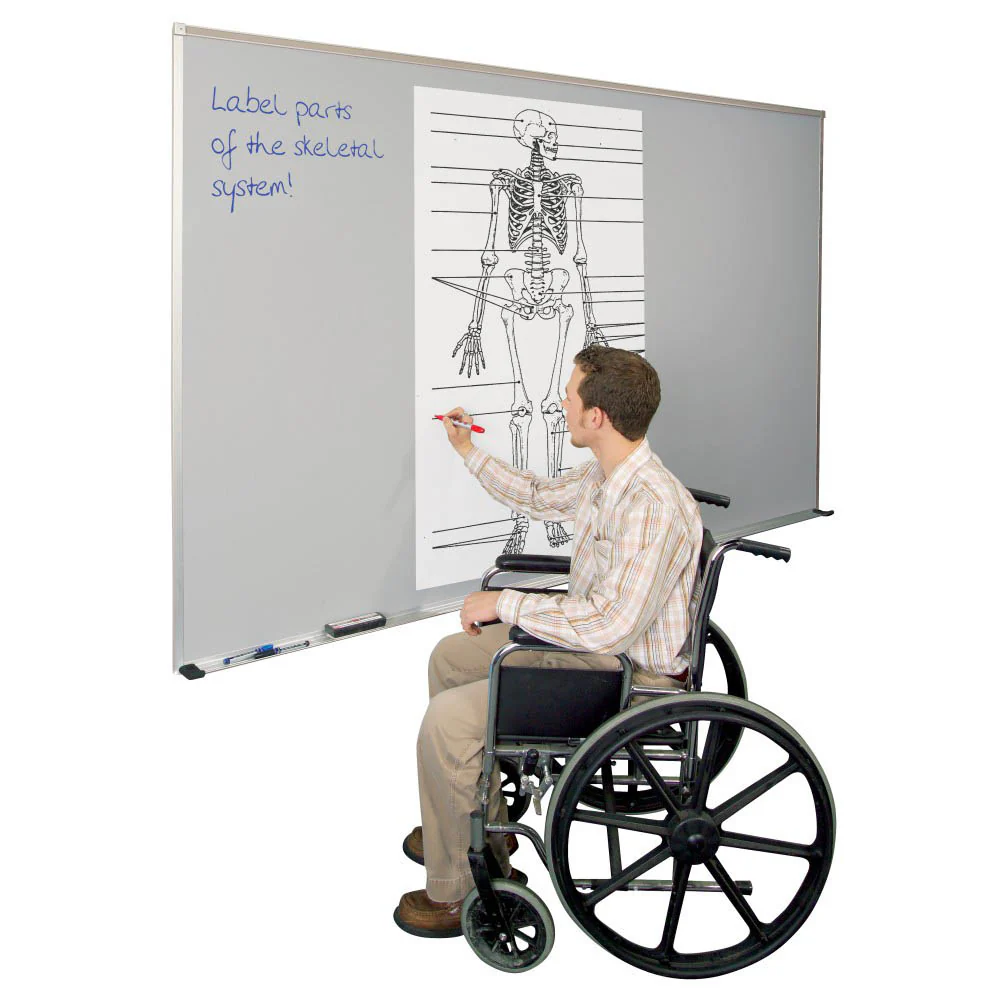 Best-Rite 202AJ El Grande 5' High Porcelain Steel Whiteboards - Image 2