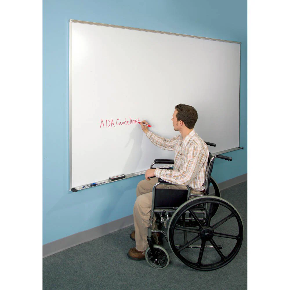 Best-Rite 202AQ El Grande 5' High Porcelain Steel Whiteboards - Image 5