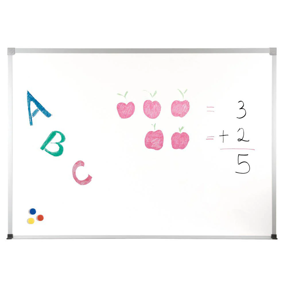 Best-Rite 2H2NF Porcelain Steel Whiteboard with ABC Trim - Image 5