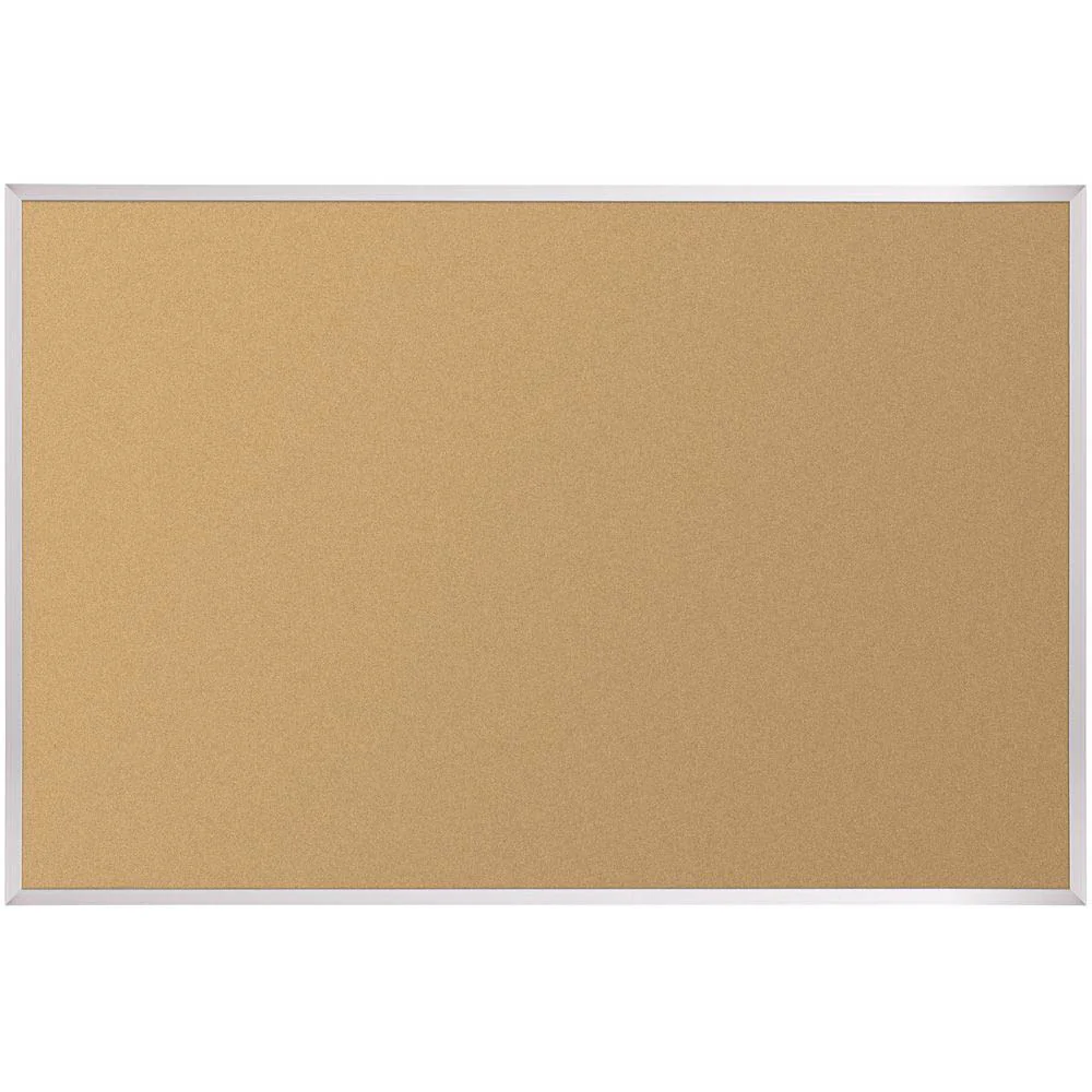 Best-Rite 302AK Natural Add-Cork Tackboard with Aluminum Trim