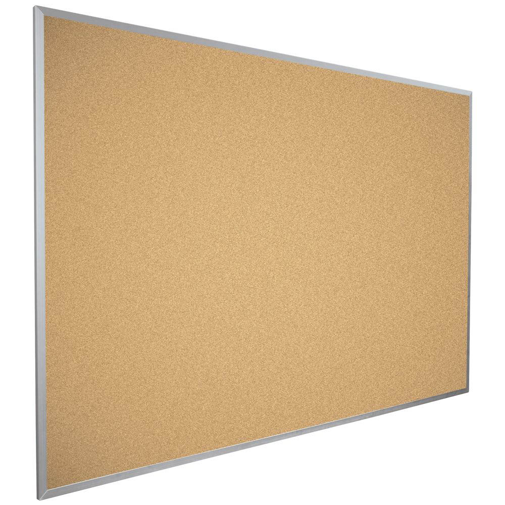 Best-Rite 302AK Natural Add-Cork Tackboard with Aluminum Trim - Image 3