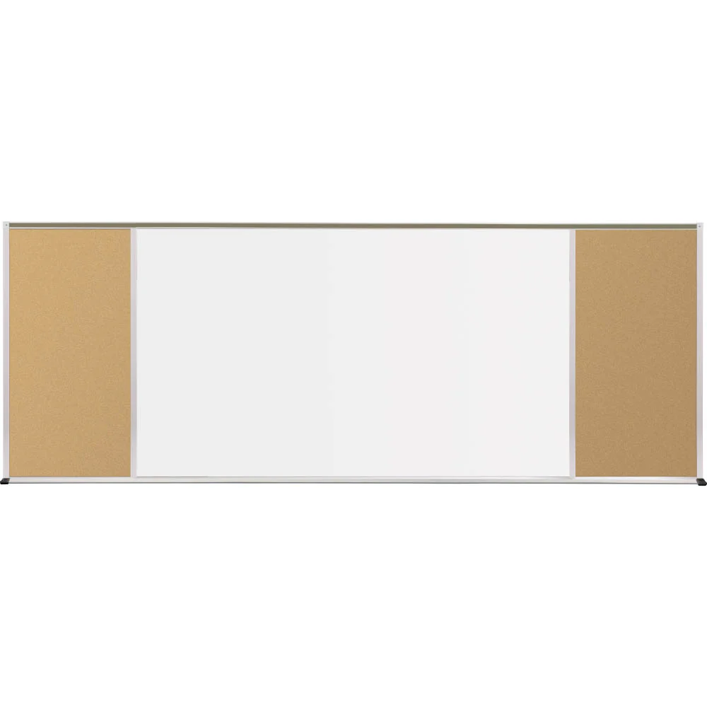 Best-Rite 410-40-PM-X2 Combination Boards - Whiteboard & Tackboards