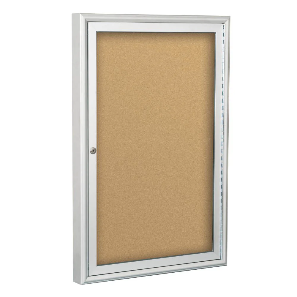 Best-Rite 94PSU-I Indoor Enclosed Bulletin Board Cabinet