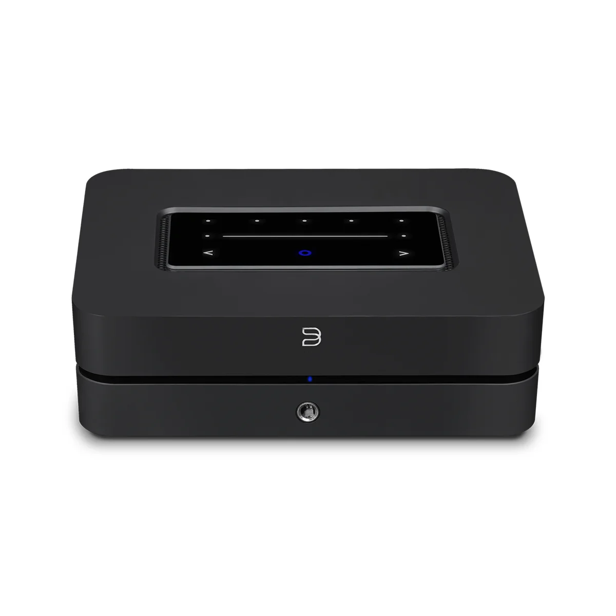 Bluesound POWERNODE Streaming music player with built-in stereo amplifier, Wi-Fi, Bluetooth and Apple AirPlay 2 (Black) - N331