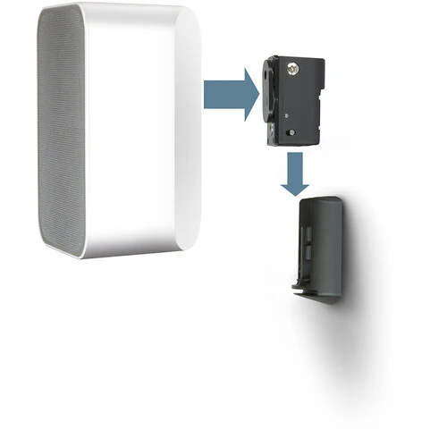 Bluesound PULSE FLEX Wall Mount Bracket (Black, Single) - Image 4