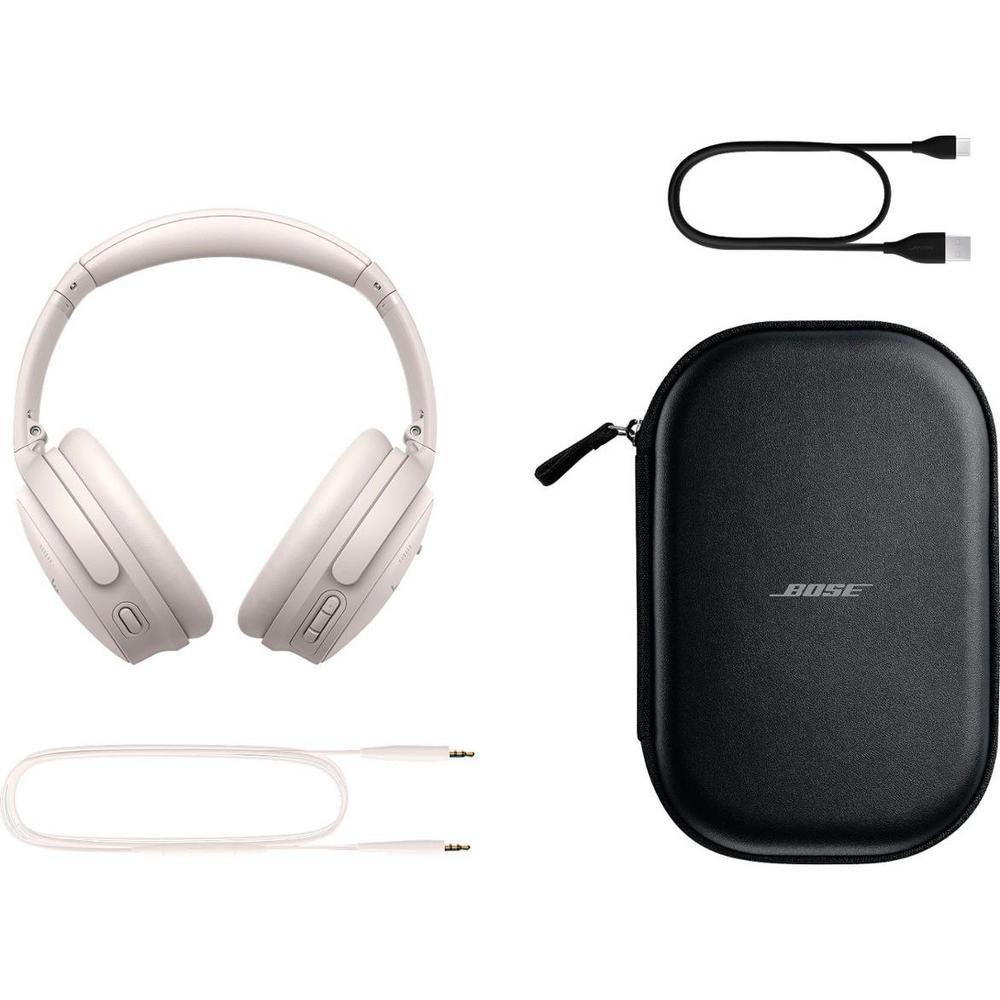 Bose QuietComfort Wireless Noise Cancelling Over-the-Ear Headphones-White - Image 6