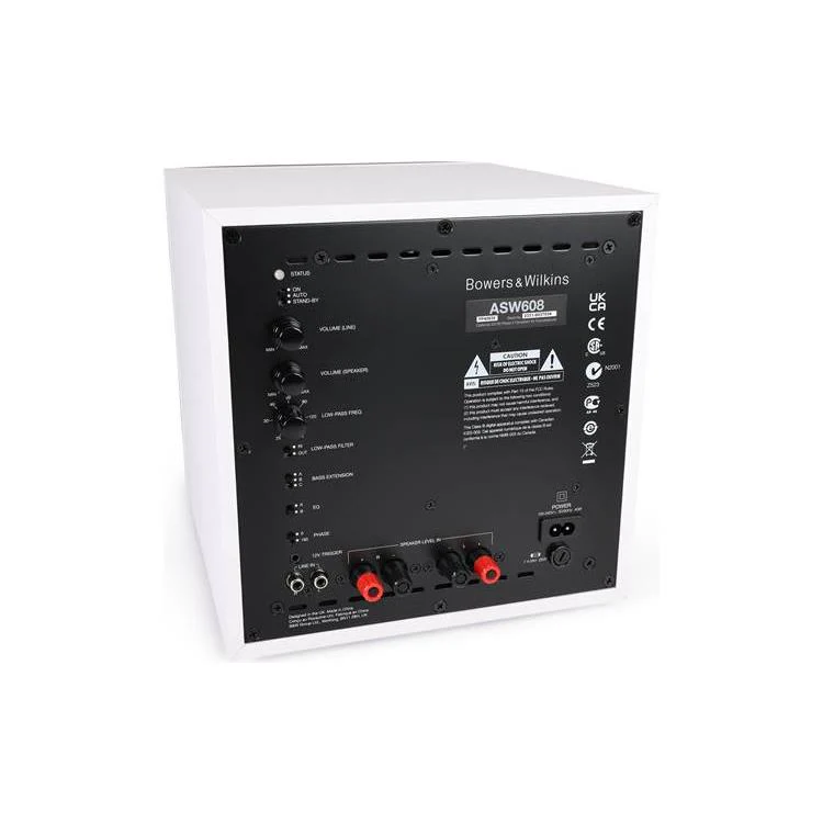 Bowers & Wilkins ASW608 - Matte White - FP40835 - Image 3
