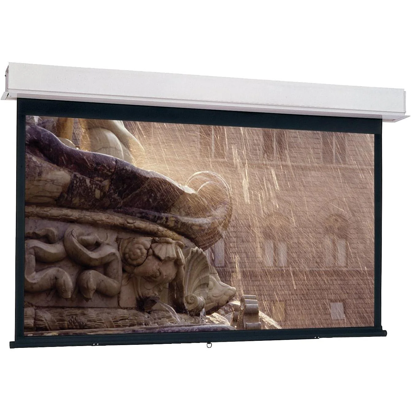 Da-Lite Advantage Manual w/CSR 94354 - 110" diag.(54x96) - [16:9] - High Contrast Matte White - 1.1