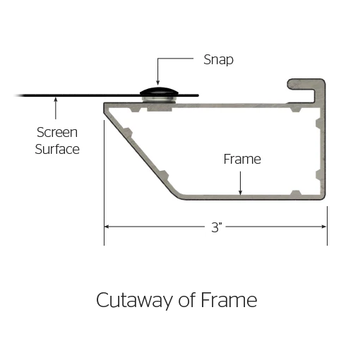 Da-Lite Cinema Contour 94309V - 110" diag.(54x96) - [16:9] - Da-Mat - 1.0 - Image 2