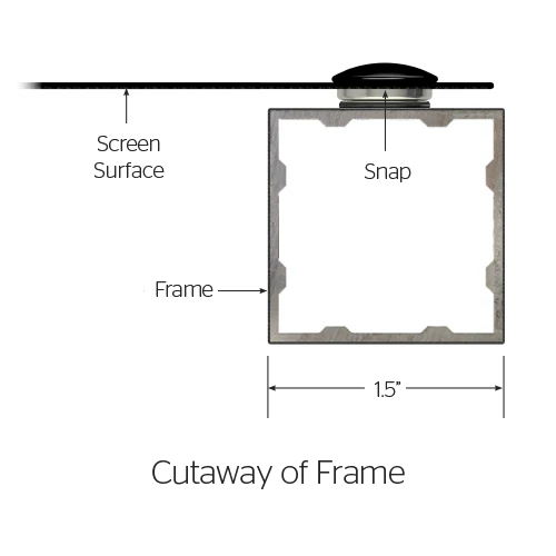 Da-Lite Da-Snap 34697V - 130" diag.(69x110) - [16:10] - HD Progressive ReView 0.9 - Image 5