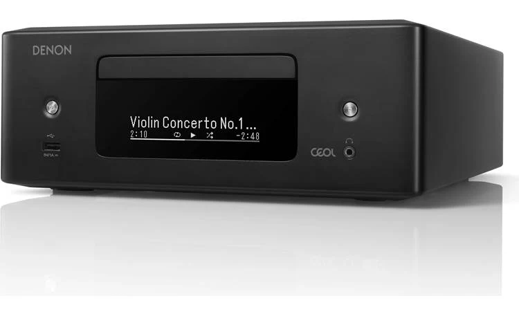 Denon CEOL RCD-N12 Compact stereo receiver with built-in CD player, tuner, Bluetooth, Apple AirPlay 2, and HEOS streaming - RCDN12BKE3 - Image 4