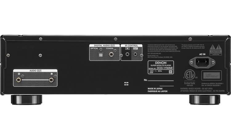 Denon DCD-1700NE CD/SACD player (Black) - DCD1700NE - Image 2