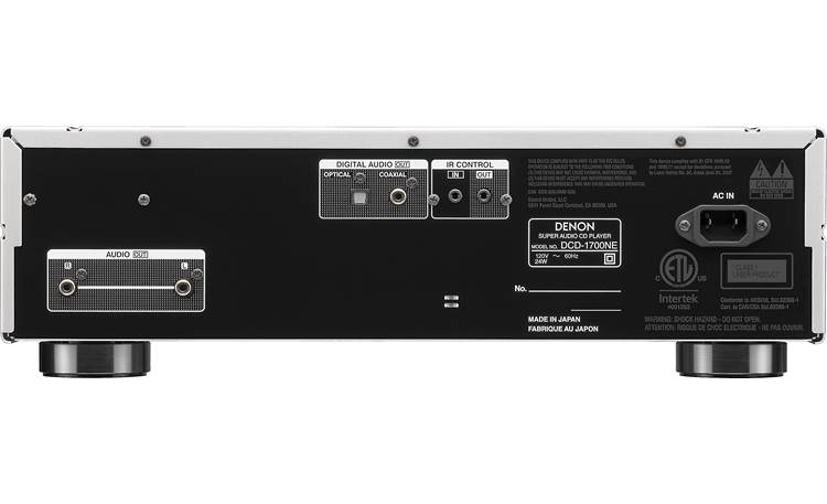 Denon DCD-1700NE CD/SACD player (Silver) - DCD1700NESP - Image 2