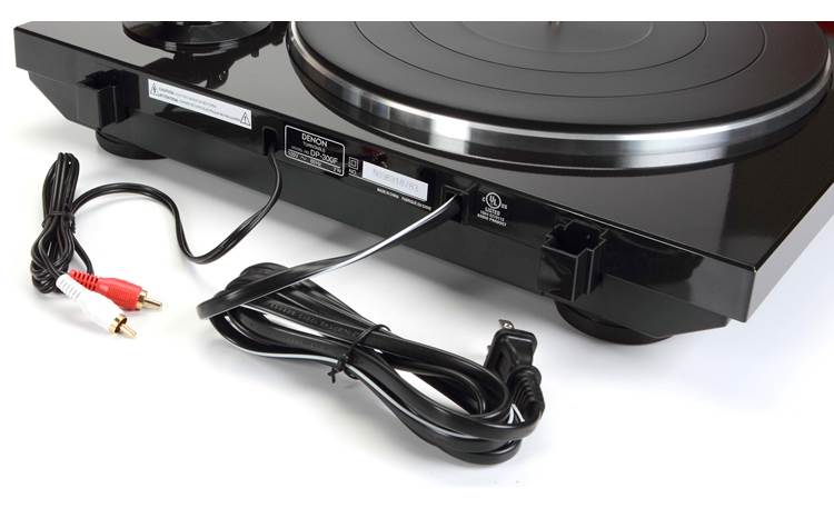 Denon DP-300F Automatic belt-drive turntable with pre-mounted cartridge and built-in phono preamp - DP300FBKE3 - Image 2