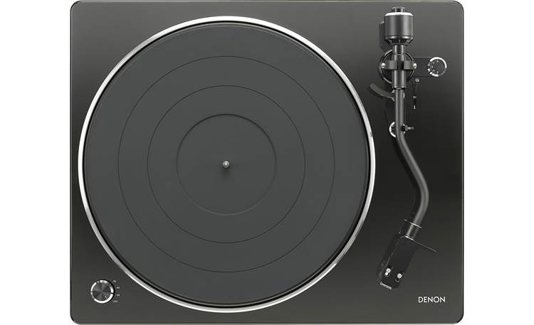 Denon DP-450USB Semi-automatic belt-drive turntable with pre-mounted cartridge, USB output and built-in phono preamp (Black) - DP450USBBKEM - Image 3