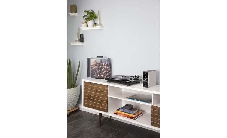 Denon DP-450USB Semi-automatic belt-drive turntable with pre-mounted cartridge, USB output and built-in phono preamp (Black) - DP450USBBKEM - Image 4