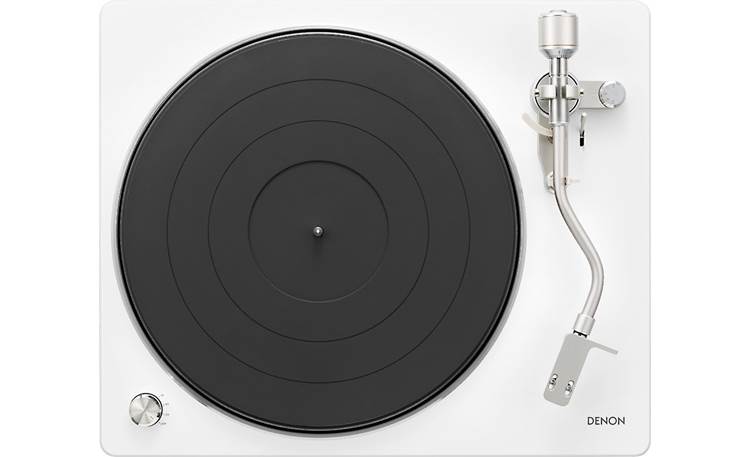 Denon DP-450USB Semi-automatic belt-drive turntable with pre-mounted cartridge, USB output and built-in phono preamp (White) - DP450USBWTEM - Image 3