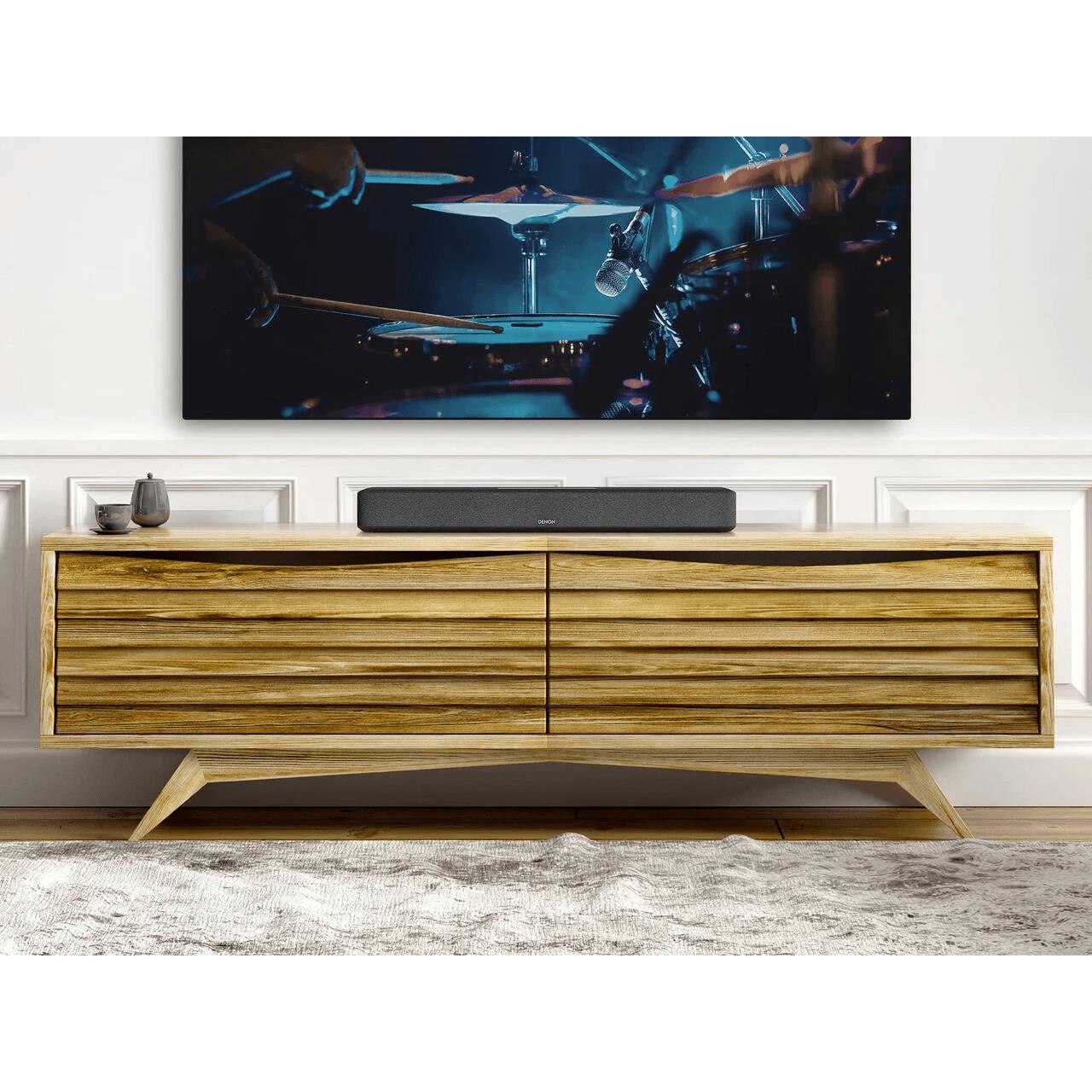 Denon Home Sound Bar 550 Powered 4-channel sound bar with Dolby Atmos, DTS:X, Bluetooth, Amazon Alexa, Apple AirPlay 2, and HEOS built-in - DENONHOMESB550 - Image 4