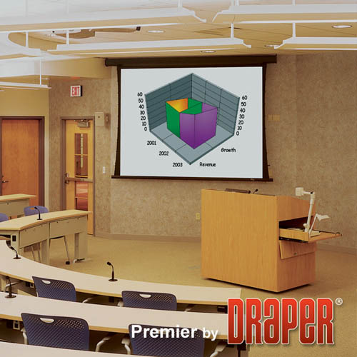 Draper 101186CB Premier 161 diag. (79x140) - HDTV [16:9] - CineFlex CH1200V 1.2 Gain - [CUSTOM] - Image 6