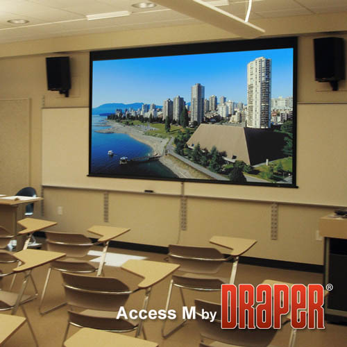 Draper 197032 Access/Series M 165 diag. (88x140) - Widescreen [16:10] - Matt White XT1000E 1.0 Gain - Image 3