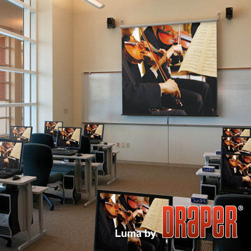 Draper 207007 Luma 71 diag. (43x57) - Video [4:3] - Matt White XT1000E 1.0 Gain - Image 5