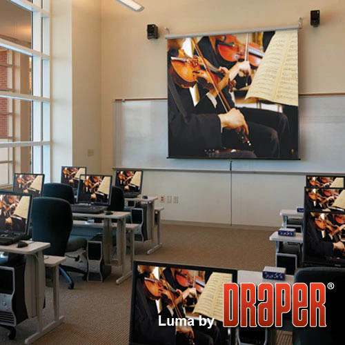 Draper 207091 Luma 65 diag. (32x57) - HDTV [16:9] - Matt White XT1000E 1.0 Gain - Image 5