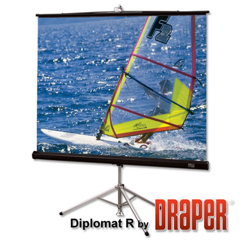 Draper 215011 Diplomat/R with Black Carpeted Case 71 diag. (50x50) - Square [1:1] - 1.0 Gain - Image 2