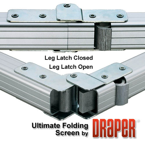Draper 241075 Ultimate Folding Screen Complete with Standard Legs 143 diag. (85x115) - Video [4:3] - Image 7