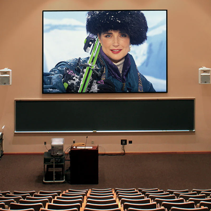 Draper 253018 ShadowBox Clarion 133 diag. (65x116) - HDTV [16:9] - Matt White XT1000V 1.0 Gain