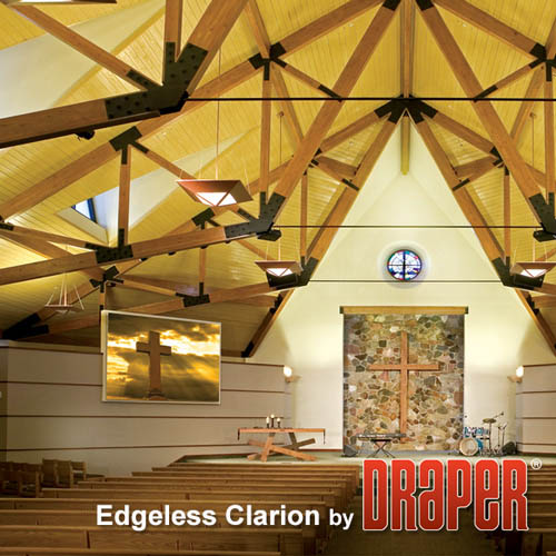 Draper 255007 Edgeless Clarion 90 diag. (54x72) - Video [4:3] - Matt White XT1000V 1.0 Gain - Image 2
