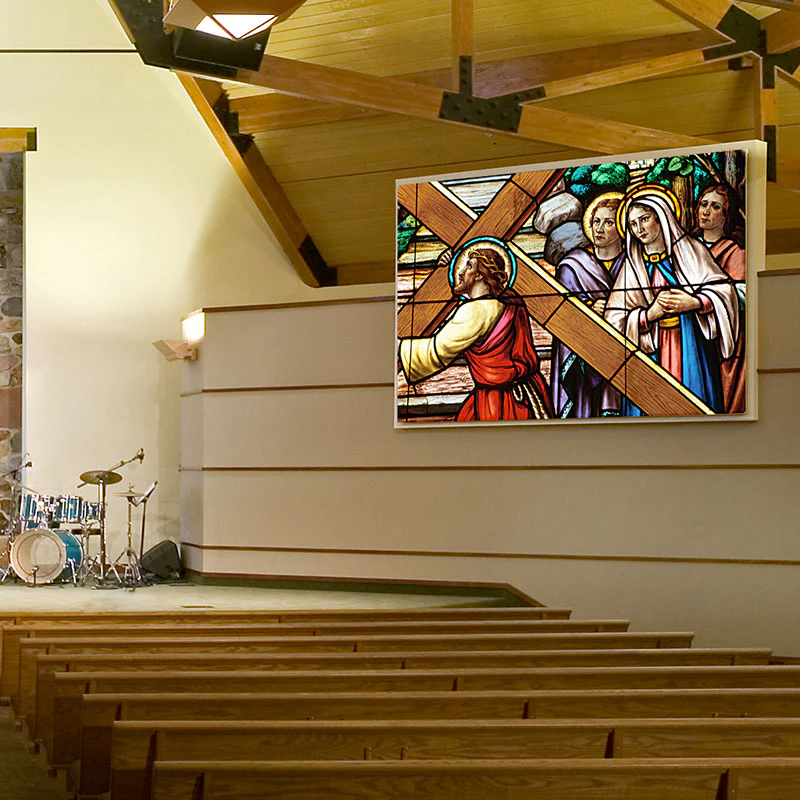 Draper 255019 Edgeless Clarion 106 diag. (52x92) - HDTV [16:9] - Matt White XT1000V 1.0 Gain