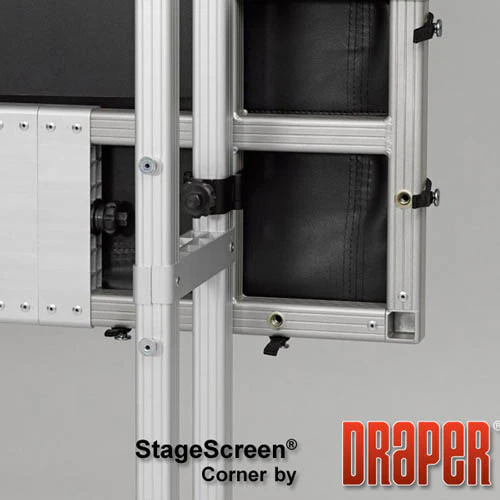 Draper 383567 StageScreen (Black) 331 diag. (162x288) - HDTV [16:9] - CineFlex CH1200V 1.2 Gain - Image 4