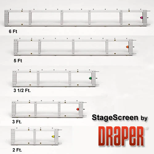 Draper 383567 StageScreen (Black) 331 diag. (162x288) - HDTV [16:9] - CineFlex CH1200V 1.2 Gain - Image 7