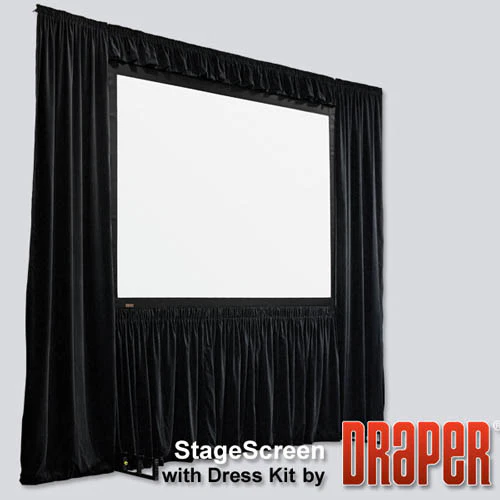 Draper 383577 StageScreen (Black) 340 diag. (180x288) - Widescreen [16:10] - 1.2 Gain - Image 9