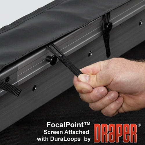Draper 385108 FocalPoint (black) 220 diag. (108x192) - HDTV [16:9] - Matt White XT1000VB 1.0 Gain - Image 5