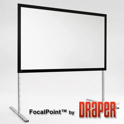 Draper 385110 FocalPoint (black) 275 diag. (135x240) - HDTV [16:9] - Matt White XT1000VB 1.0 Gain - Image 6