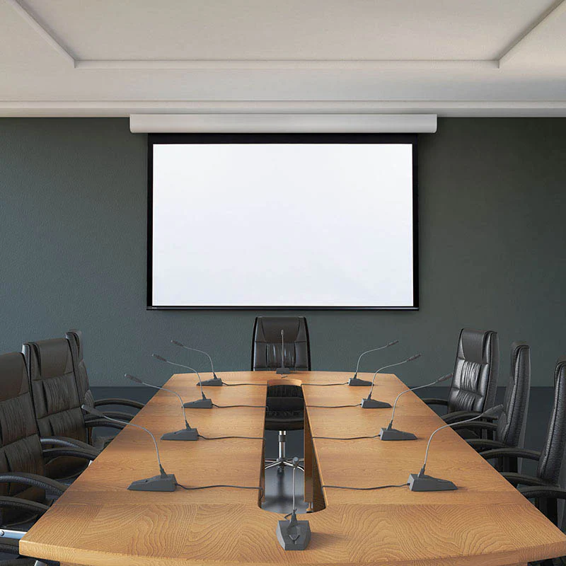 Draper Acumen Recharge E 123" 16:10 ClearSound White Weave XT900E Projector Screen