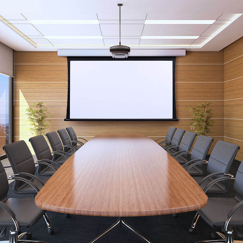 Draper Acumen V 96" 2K/4K Full ClearSound NanoPerf XT1000V Projector Screen