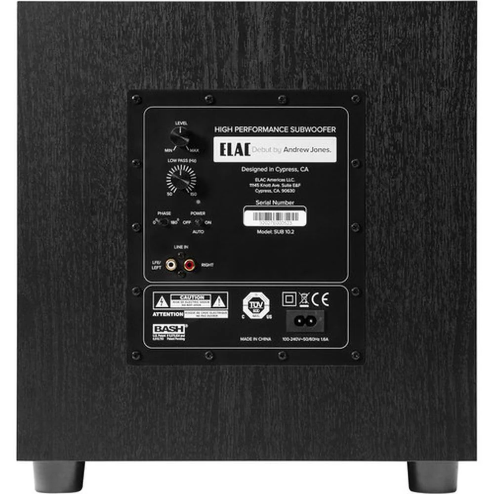 ELAC Debut 2.0 S10.2 10" 200W Subwoofer - Image 3