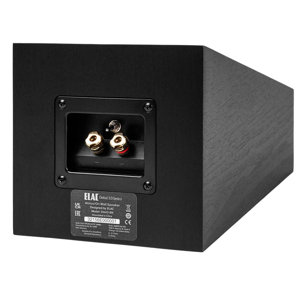 ELAC DEBUT 3.0 - 4" Atmos Enabled Speakers (Black) DA43-BK - (Pair) - Image 4