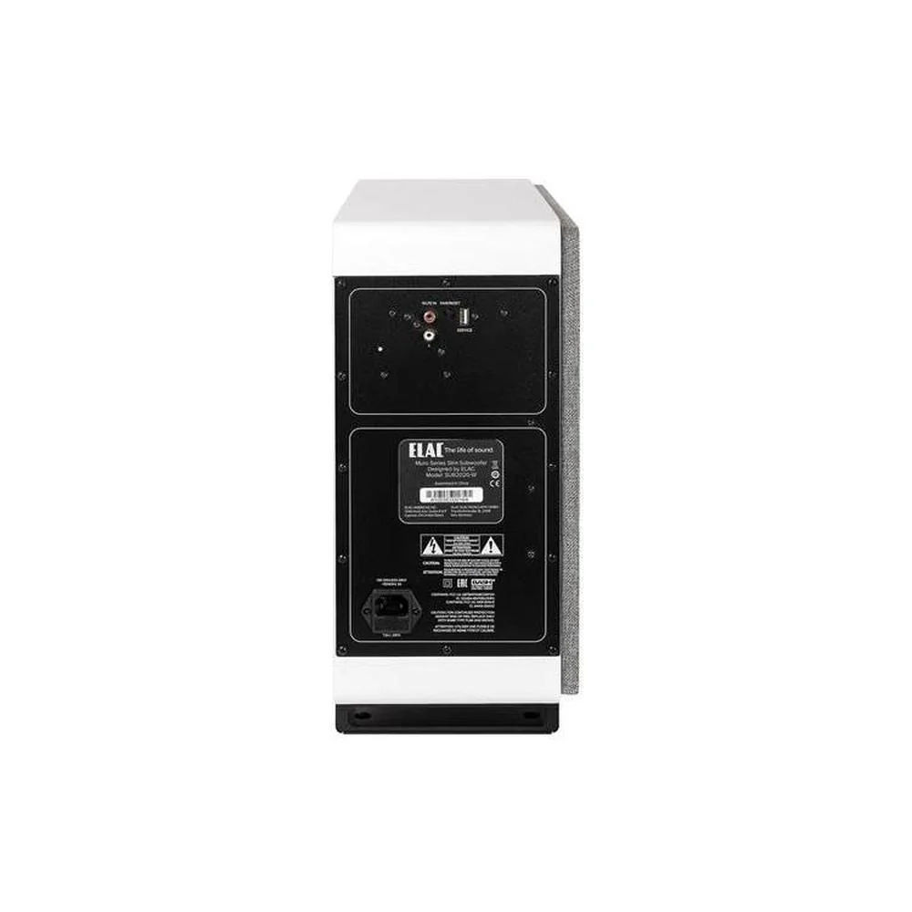 ELAC Muro SUB2020 Compact wireless subwoofer with Bluetooth app control (White) - Image 2