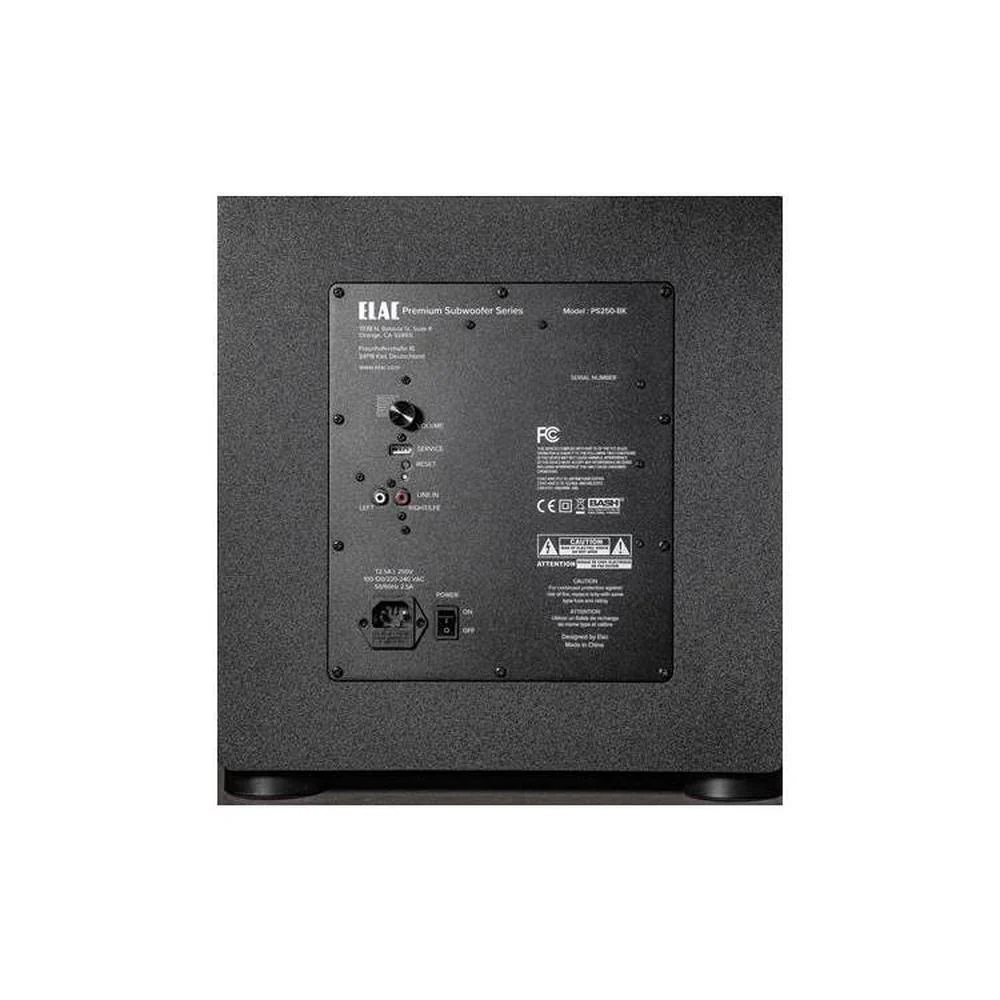 ELAC Varro PS250-BK Premium 10" powered subwoofer with Bluetooth app control and Auto EQ - Image 2